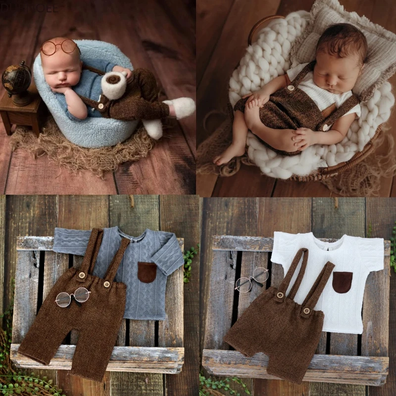 Baby Clothing Sets Boy - Newborn Photography Props Outfit Baby Boy