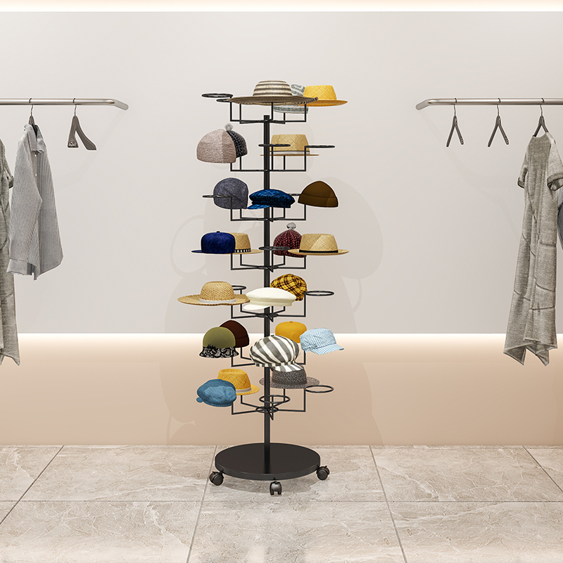 Baby Clothing Rack - #Hat display rackFloor-to-ceiling women's clothing children's
