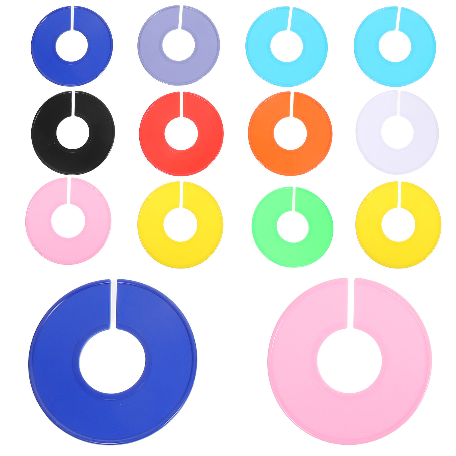 Baby Clothing Rack - 30Pcs Clothing Dividers Plastic Round Size