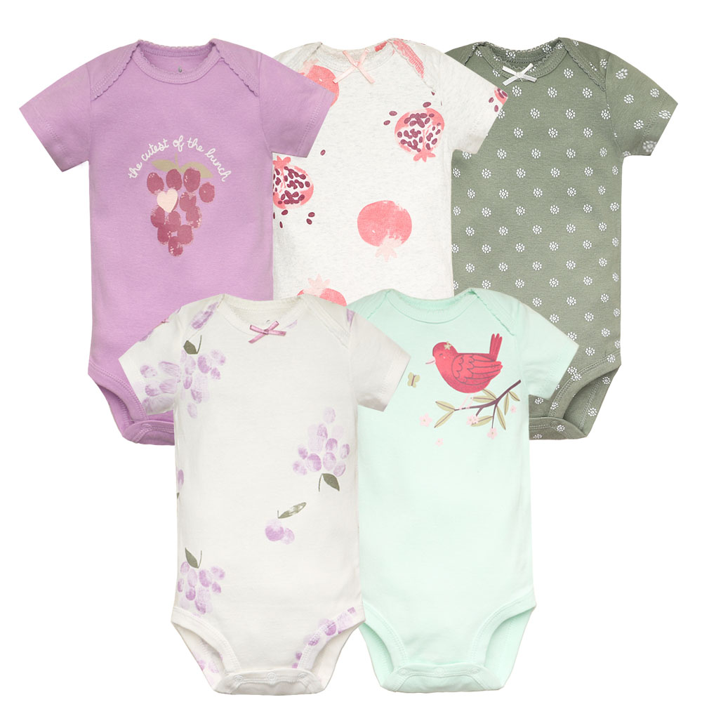 5pcs/lot Baby Bodysuit Fashion - Baby Clothing Next 评论和价格