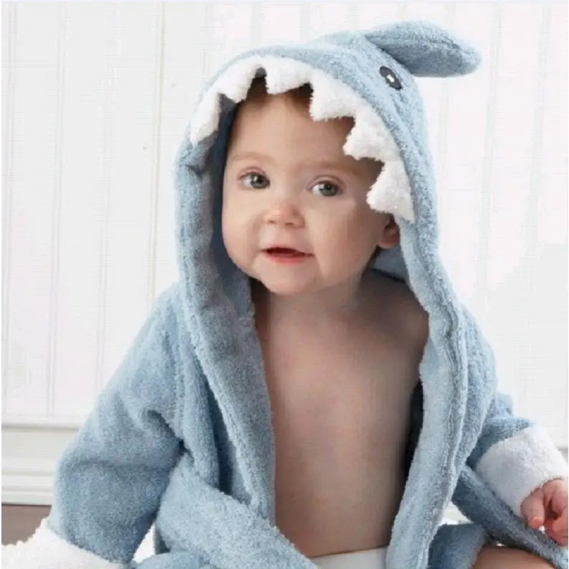 Cotton Baby Robe Bath Towel Ca - Baby Sleep Suit 评论和价格