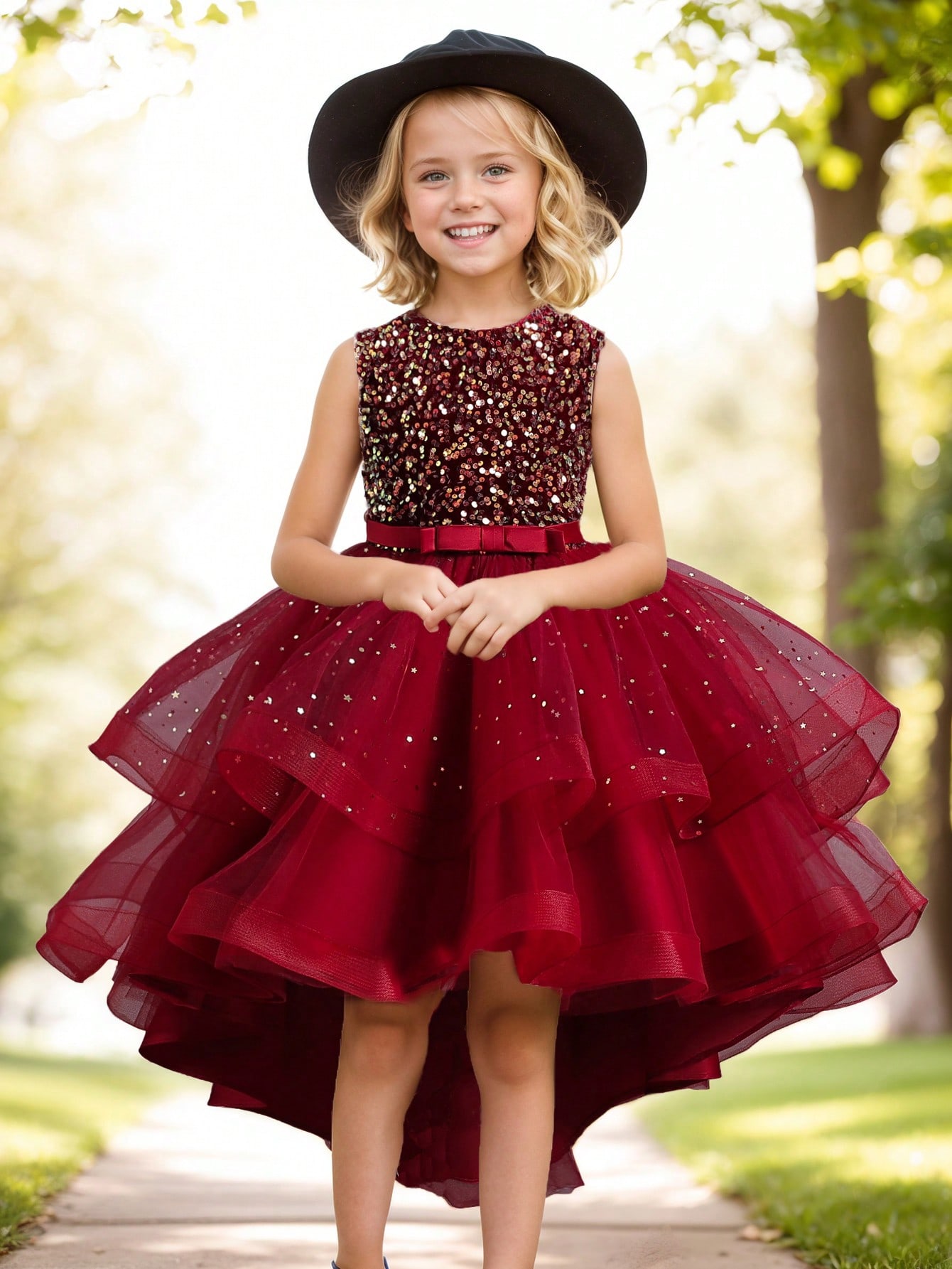 Baby Girl Princess Floral Sequ - Baby Clothing Crochet 评论和价格