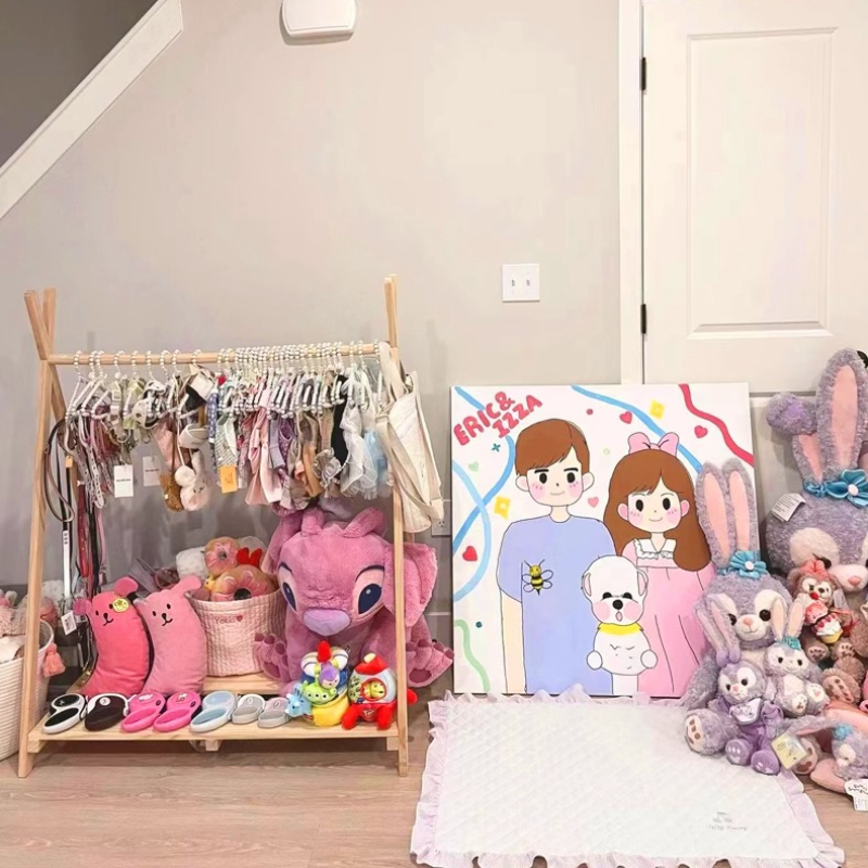 ‌Solid Wood Coat Rack System,  - Baby Clothing Rack 评论和价格