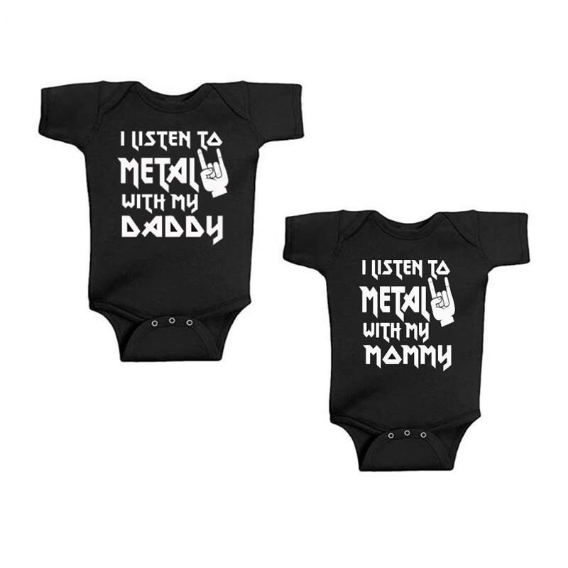 I Listen to Metal with My Dadd - Baby Clothing Next 评论和价格