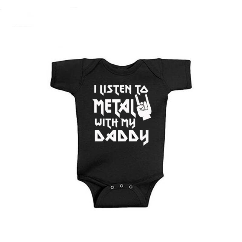 I Listen to Metal with My Dadd - Baby Clothing Next 评论和价格