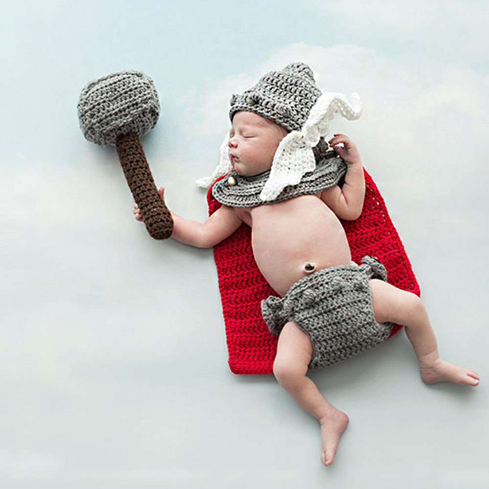 Infant Baby Boy Superhero Styl - Baby Clothing Crochet 评论和价格