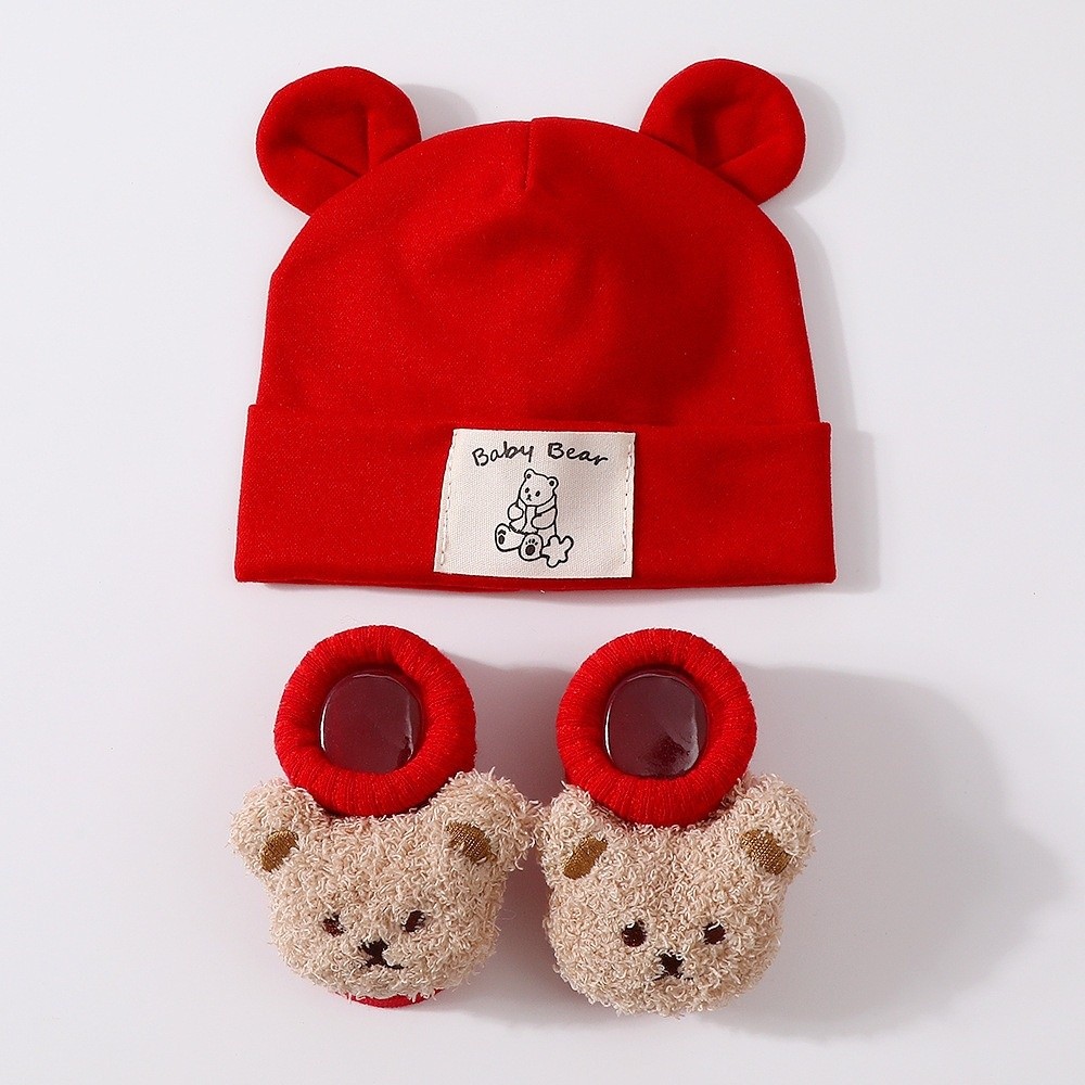 2Pcs/Set Cute Cotton Baby Hat  - Baby Hat Beanie 评论和价格