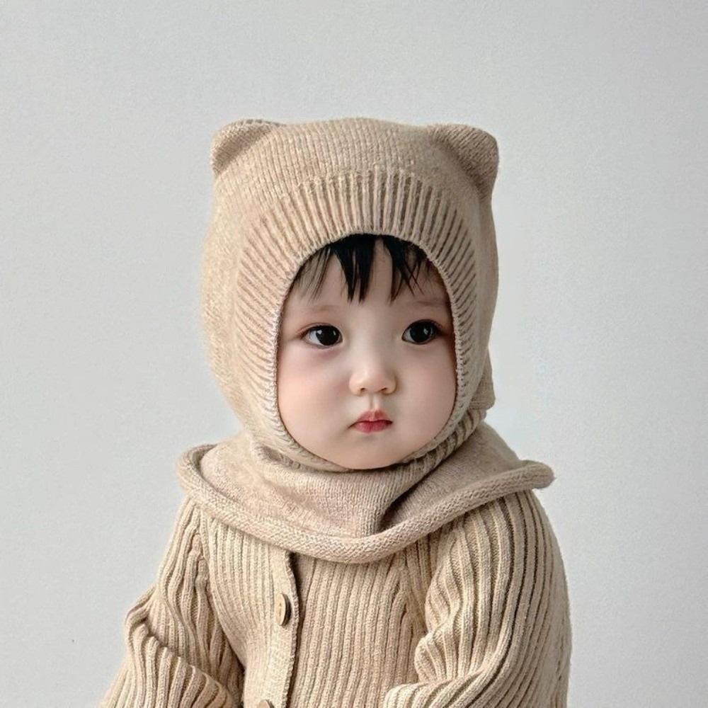 New Warm Woolen Baby Balaclava - Baby Hat Beanie 评论和价格