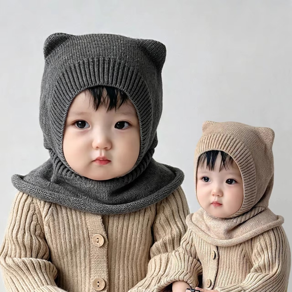 New Warm Woolen Baby Balaclava - Baby Hat Beanie 评论和价格