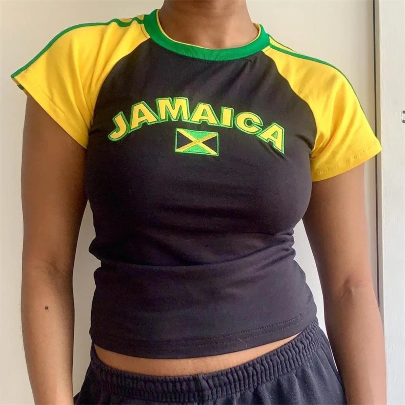 Women Aesthetic Jamaica Letter - Baby Clothing Cheap 评论和价格