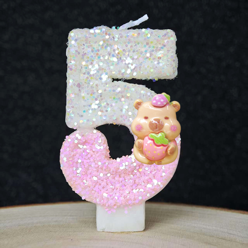 New Capybara Candles Cake Deco - Baby Clothing Easter 评论和价格