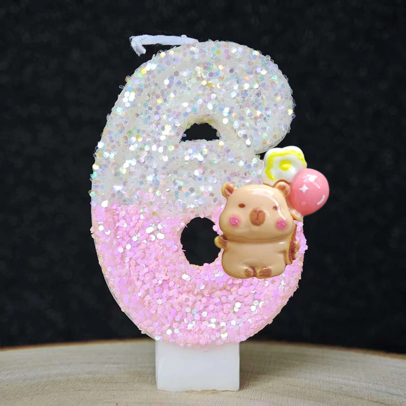 New Capybara Candles Cake Deco - Baby Clothing Easter 评论和价格
