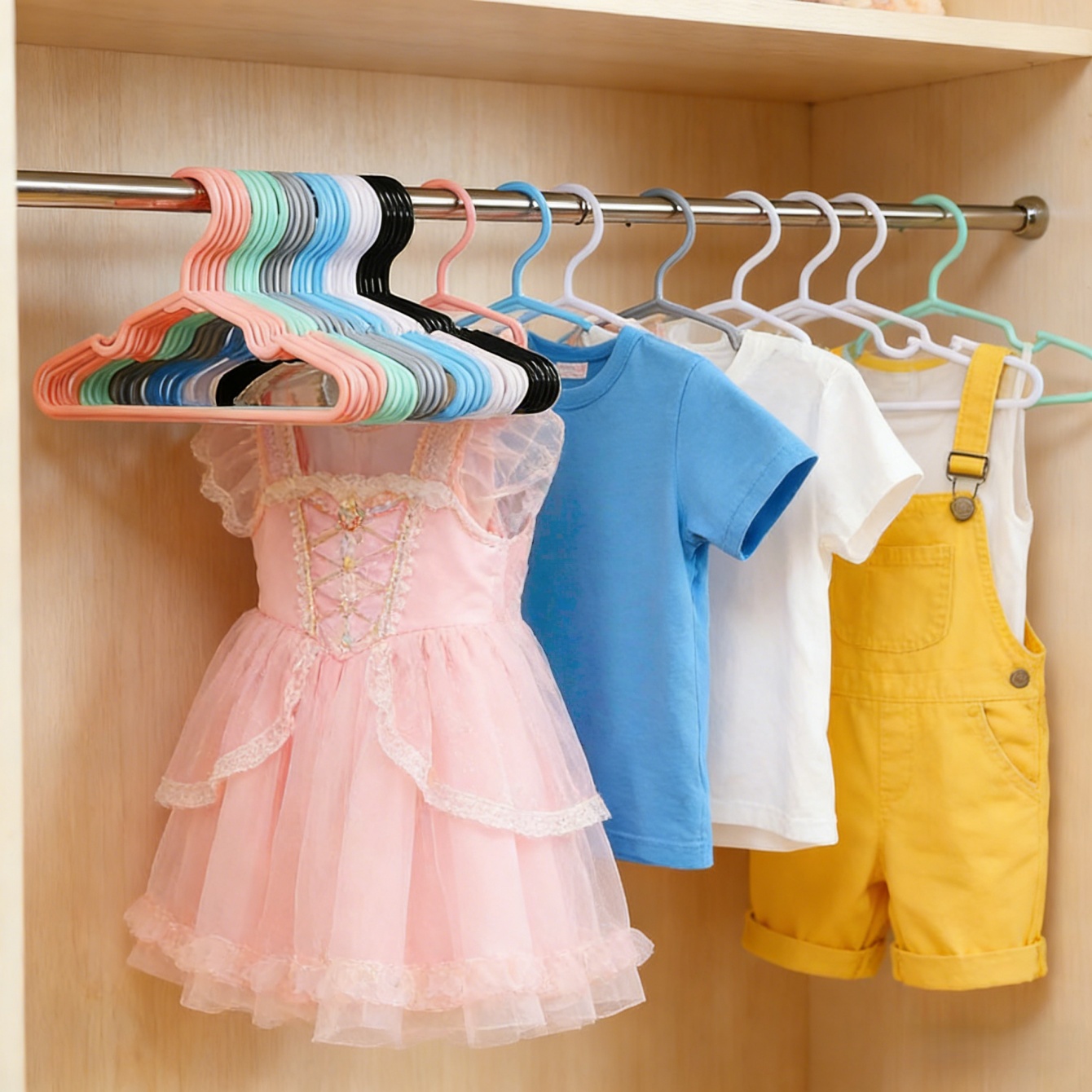 10/20Pcs Non-Slip Clothes Hang - Baby Clothing Rack 评论和价格