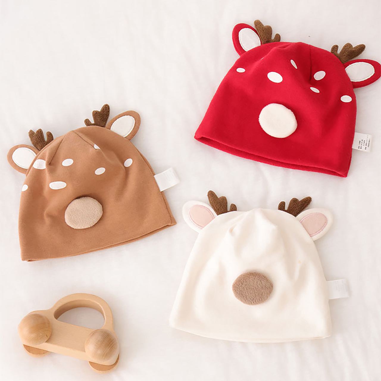 Cute Little Deer Baby Fetal Ha - Baby Hat Beanie 评论和价格