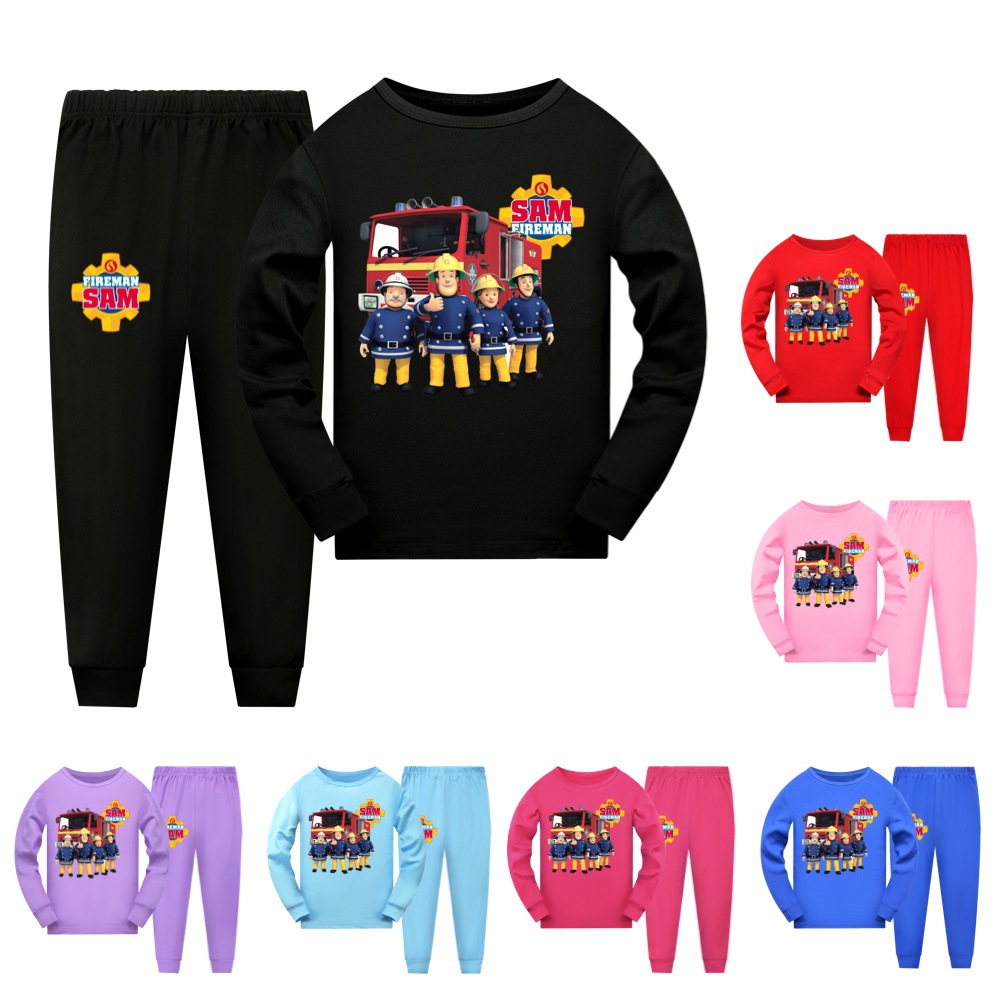 Anime Fireman Sam Clothes Kids - Baby Sleep Suit 评论和价格
