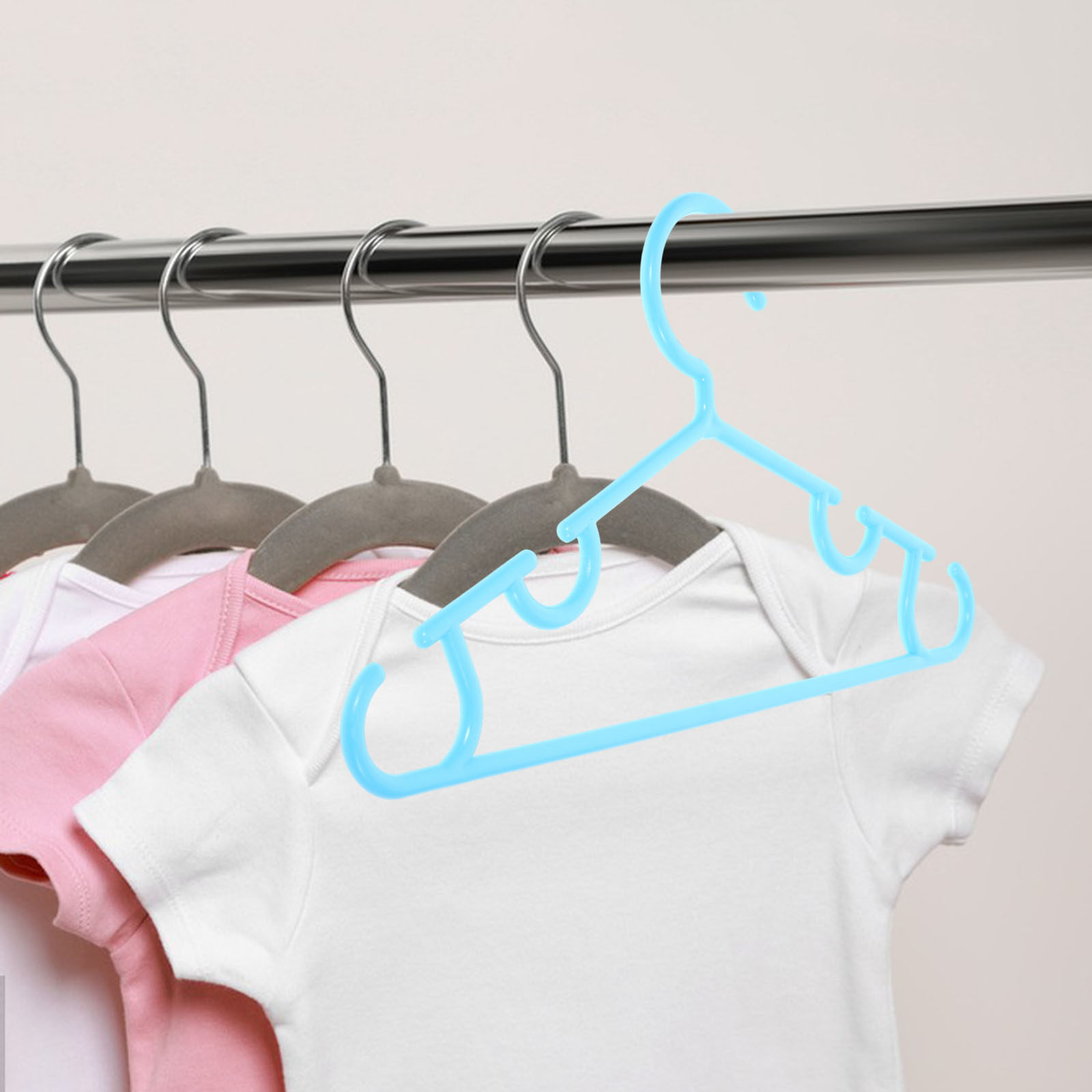 10Pcs Heavy Duty Baby Hangers  - Baby Clothing Rack 评论和价格