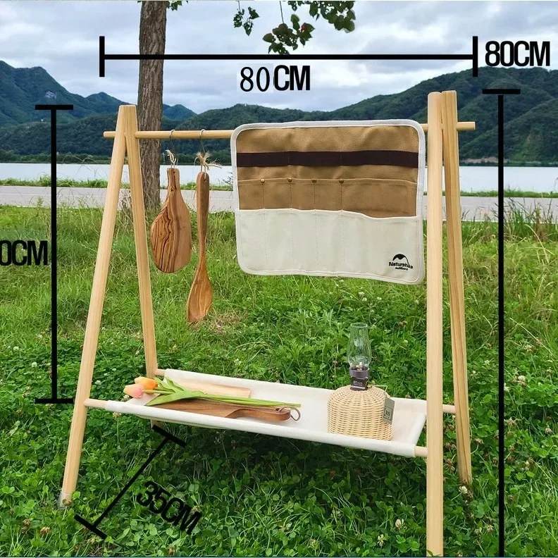 Solid wood portable hook rack  - Baby Clothing Rack 评论和价格