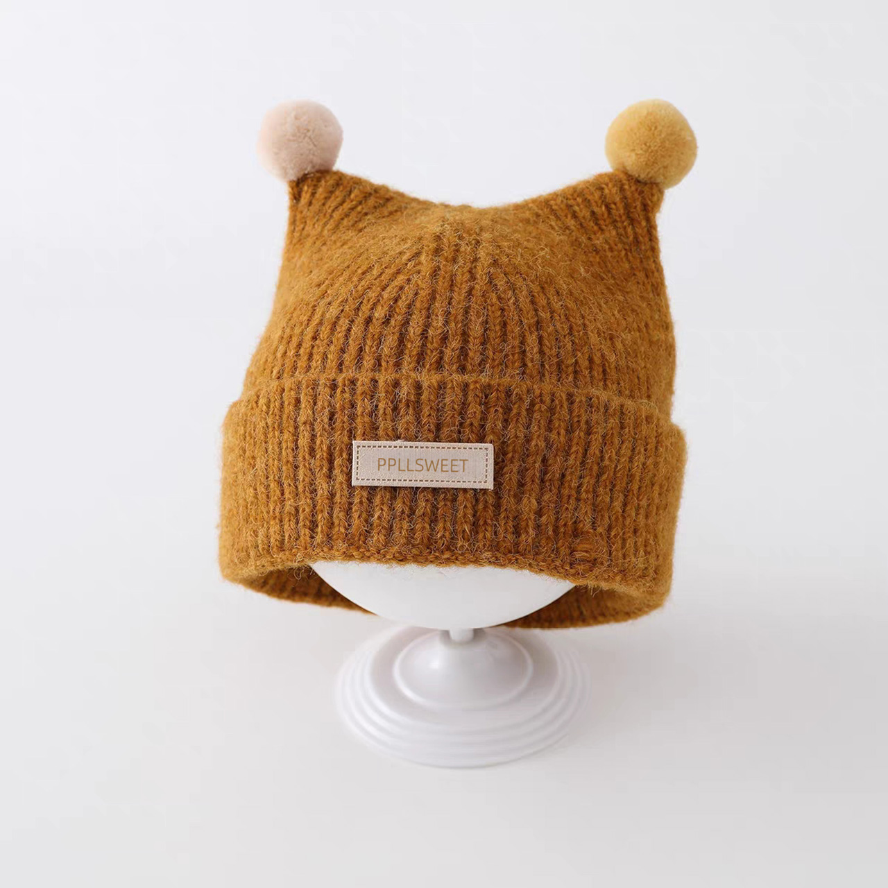 1-4Year Baby Knitted Hat Cute  - Baby Hat Beanie 评论和价格