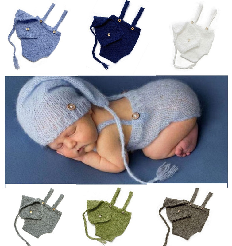 2pcs/set  Crochet Newborn Outf - Baby Clothing Crochet 评论和价格