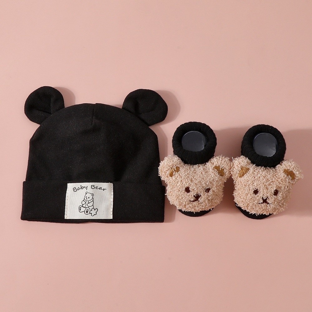 2Pcs/Set Cute Cotton Baby Hat  - Baby Hat Beanie 评论和价格