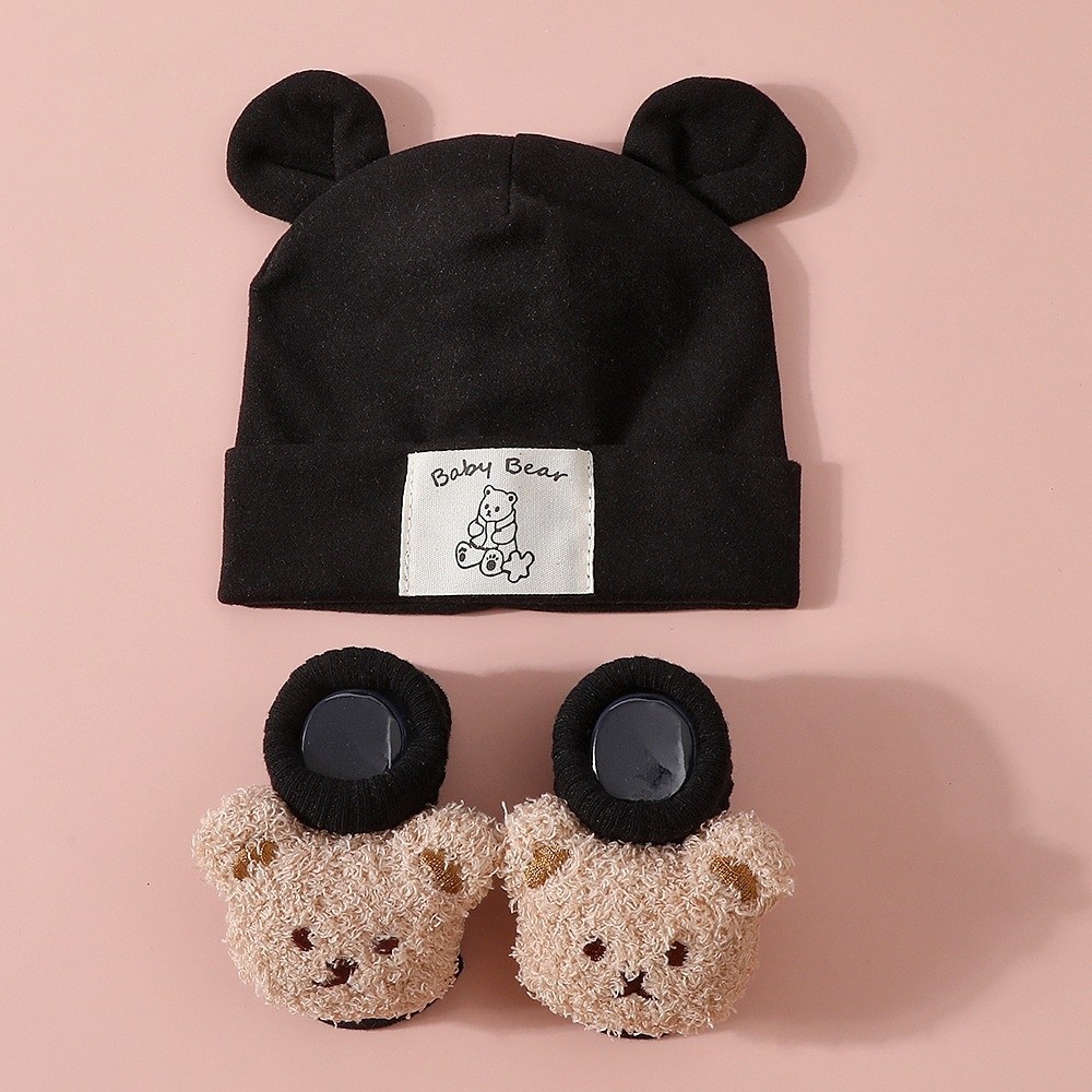 2Pcs/Set Cute Cotton Baby Hat  - Baby Hat Beanie 评论和价格