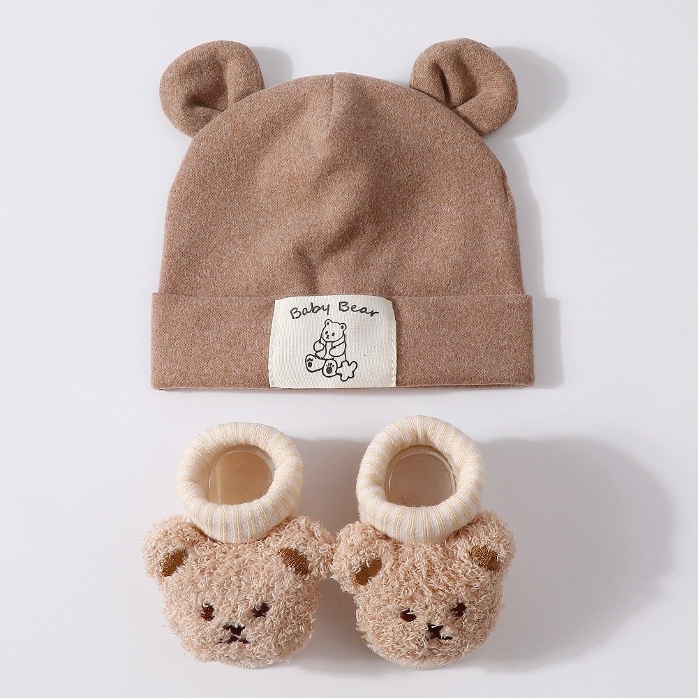 2Pcs/Set Cute Cotton Baby Hat  - Baby Hat Beanie 评论和价格