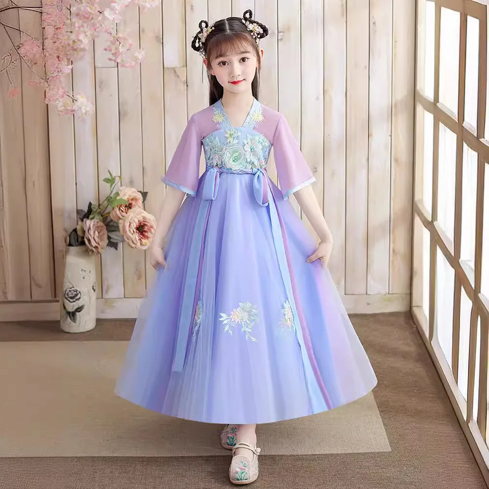 Summer Children Hanfu Dresses  - Baby Clothing For Summer 评论和价格