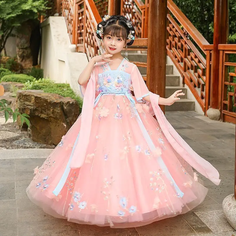Summer Children Hanfu Dresses  - Baby Clothing For Summer 评论和价格